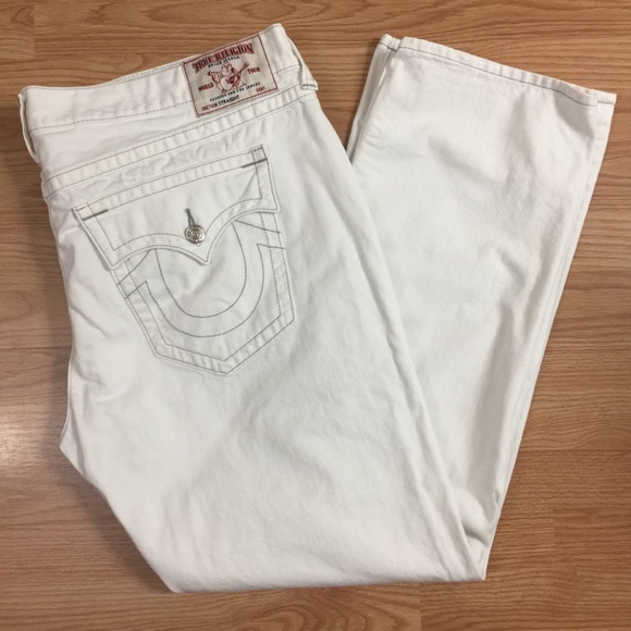 size 46 white jeans